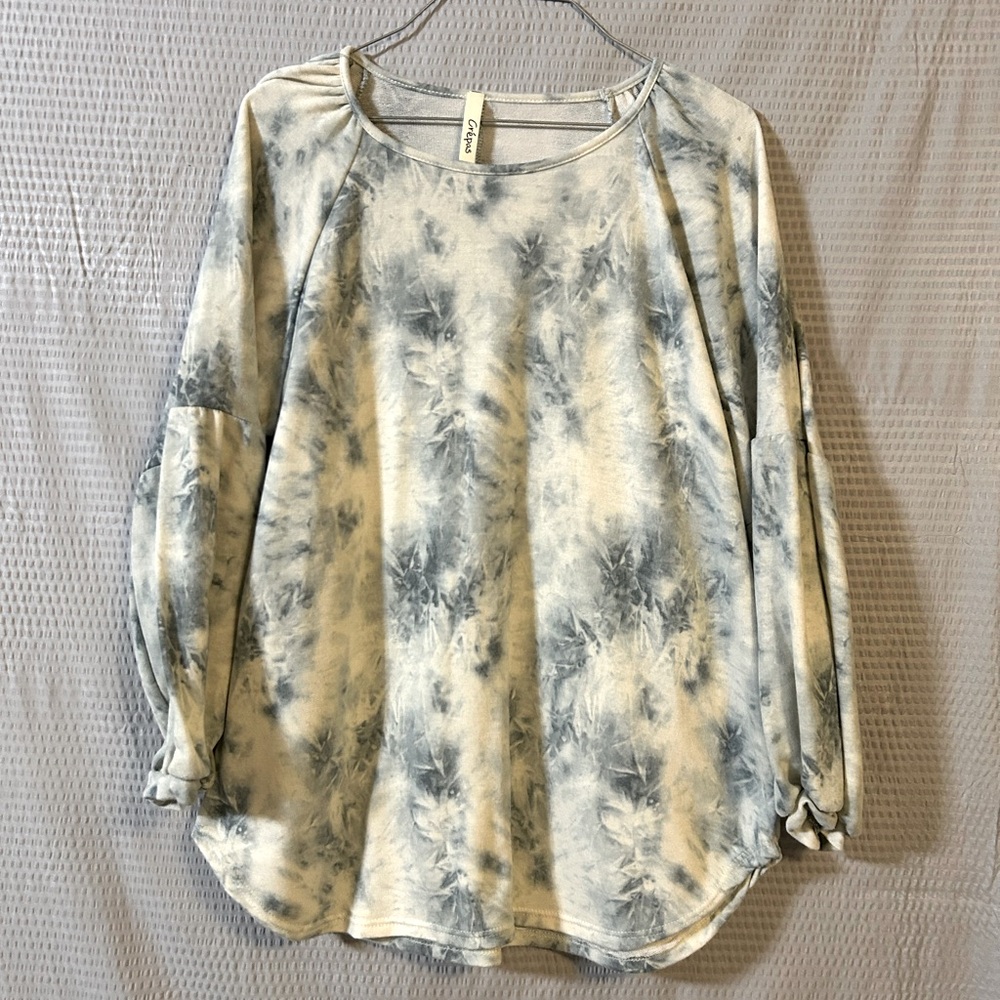 Crepes Women’s Light Blue/White Shirt